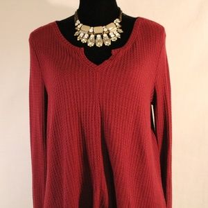 Arizona Jeans Knit Long Sleeve Top Size L